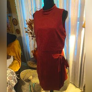 Antonio Melani Women's Sleeveless Brick Layered Dress Sz12